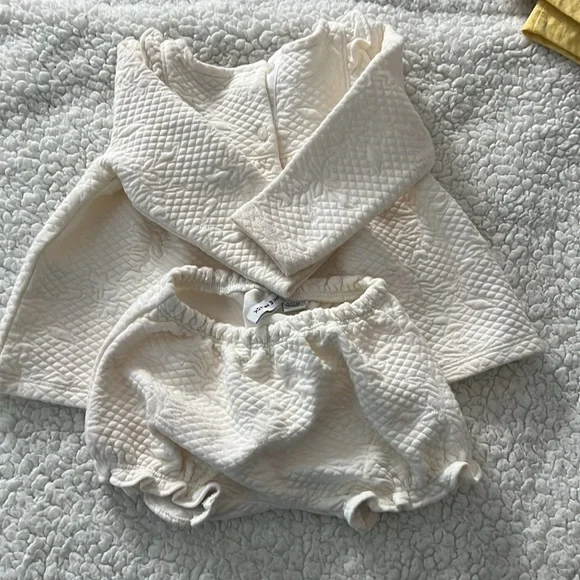 Janie and Jack Baby Quilted Matching Set - Picture 3 of 5